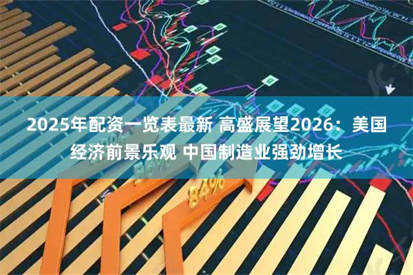 2025年配资一览表最新 高盛展望2026：美国经济前景乐观 中国制造业强劲增长