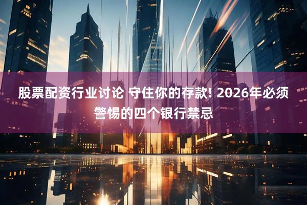 股票配资行业讨论 守住你的存款! 2026年必须警惕的四个银行禁忌